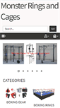 Mobile Screenshot of monsterringsandcages.com